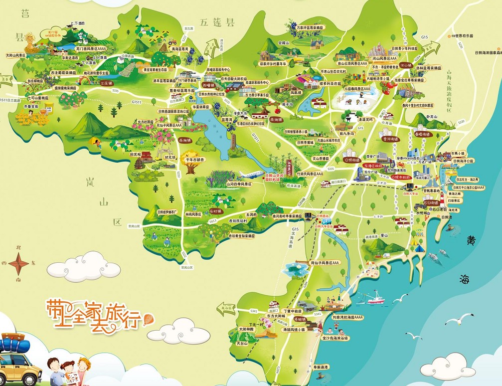 鄂州景区使用手绘地图给景区能带来什么好处？